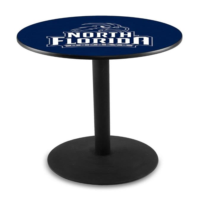 Holland Bar Stool Co. L214-42" Black Wrinkle North Florida Pub Table with 36" Dia. top
