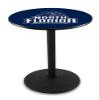 Holland Bar Stool Co. L214-42" Black Wrinkle North Florida Pub Table with 36" Dia. top view 1