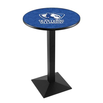 Holland Bar Stool Co. L217-42" Black Wrinkle Eastern Illinois Pub Table with 36" Dia. top