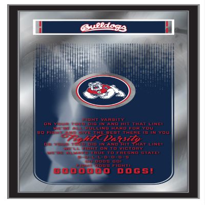 HBS Fresno State University 26" x 15" Fight Song Mirror by Holland Bar Stool Company
