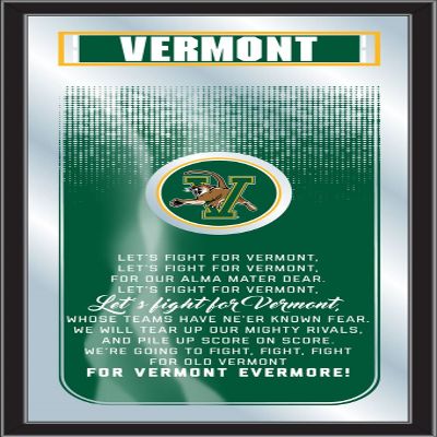Vermont 26" x 15" Fight Song Mirror by Holland Bar Stool Company