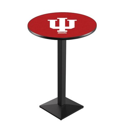 Holland Bar Stool Co. L217-36" Black Wrinkle Indiana Pub Table with 36" Dia. top