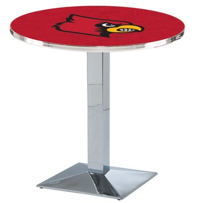 Holland Bar Stool Co. L217-42" Chrome Louisville Pub Table with 36" Dia. top