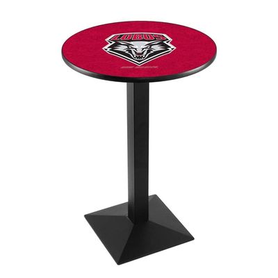 Holland Bar Stool Co. L217-42" Black Wrinkle New Mexico Pub Table with 36" Dia. top