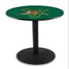 Holland Bar Stool Co. L214-36" Black Wrinkle Vermont Pub Table with 36" Dia. top view 1