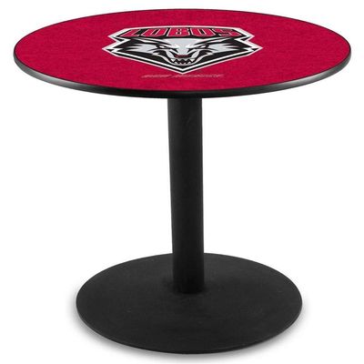 Holland Bar Stool Co. L214-36" Black Wrinkle New Mexico Pub Table with 36" Dia. top