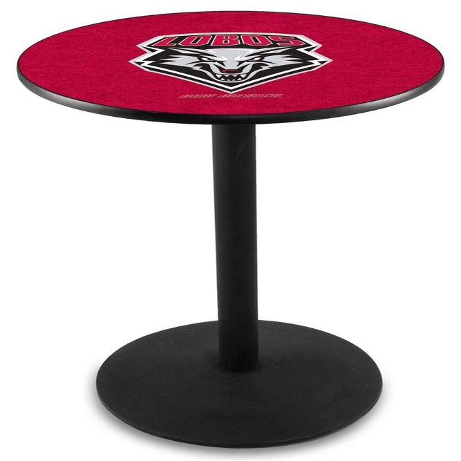 Holland Bar Stool Co. L214-36" Black Wrinkle New Mexico Pub Table with 36" Dia. top