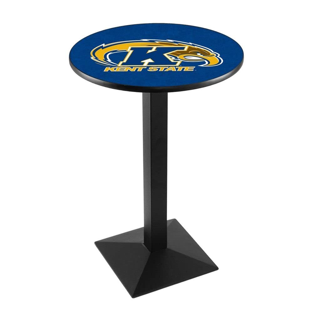 Holland Bar Stool Co. L217-42" Black Wrinkle Kent State Pub Table with 36" Dia. top