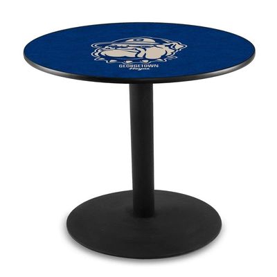 Holland Bar Stool Co. L214-42" Black Wrinkle Georgetown Pub Table with 36" Dia. top