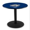 Holland Bar Stool Co. L214-42" Black Wrinkle Georgetown Pub Table with 36" Dia. top view 1