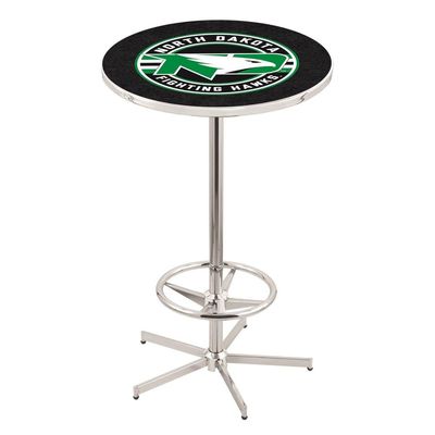 Holland Bar Stool Co. L216-42" Chrome North Dakota Pub Table with 36" Dia. top