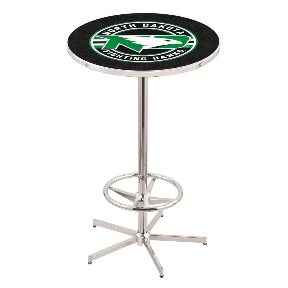 Holland Bar Stool Co. L216-42" Chrome North Dakota Pub Table with 36" Dia. top