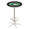 Holland Bar Stool Co. L216-42" Chrome North Dakota Pub Table with 36" Dia. top view 1