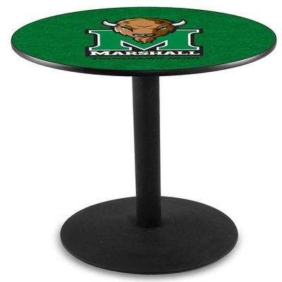 Holland Bar Stool Co. L214-42" Black Wrinkle Marshall Pub Table with 36" Dia. top