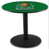 Holland Bar Stool Co. L214-42" Black Wrinkle Marshall Pub Table with 36" Dia. top view 1