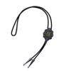 JEAN'S FRIEND Initial Letter M Western Wedding Bolo Tie Leather Necklace (Letter M) view 1