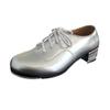 MSMAX Tap Shoes for Men Silver Lace Up Dance Oxford for Adults 7 M US Men view 1