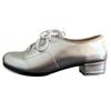 MSMAX Tap Shoes for Men Silver Lace Up Dance Oxford for Adults 7 M US Men view 3