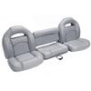 DeckMate 68" Bass Boat Seats (Gray w/Black Accent) view 1