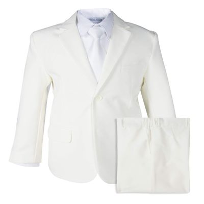 Spring Notion Big Boys' 2 Piece Suit Set 6 Ivory
