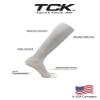 TCK Prosport Performance Tube Socks (Grey, Medium) view 3