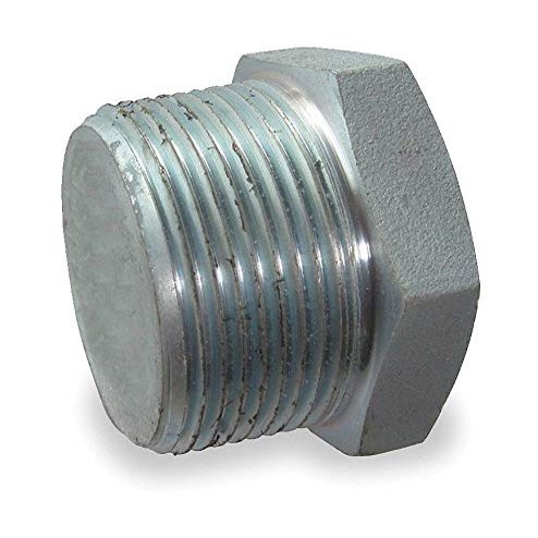 1/2" MNPT Galvanized Hex Head Plug