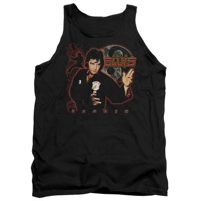 Elvis Presley - Karate - Adult Tank Top - Small Black
