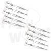 10pcs 1oz Diamond Jig Chrome jigs with a Treble Hook - Fish WOW! view 1