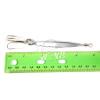 10pcs 1oz Diamond Jig Chrome jigs with a Treble Hook - Fish WOW! view 2