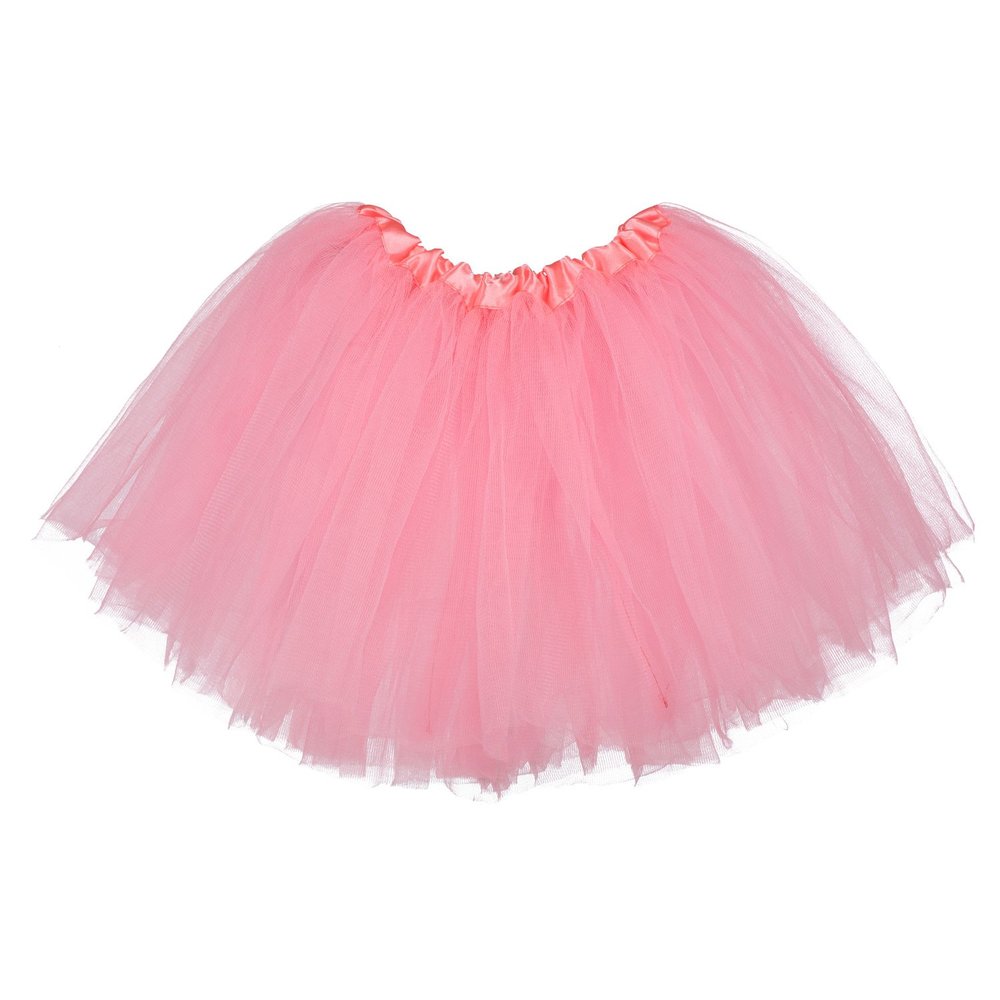 My Lello Bubblegum Pink Little Girls Tutu 3-Layer Ballerina (10 mo - 3T)