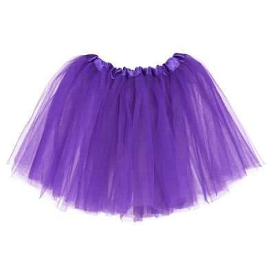 My Lello Purple Little Girls Tutu 3-Layer Ballerina (10 mo - 3T)