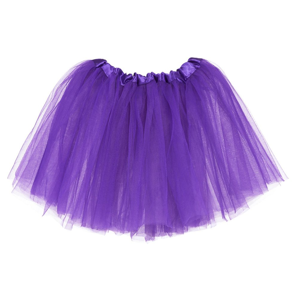 My Lello Purple Little Girls Tutu 3-Layer Ballerina (10 mo - 3T)