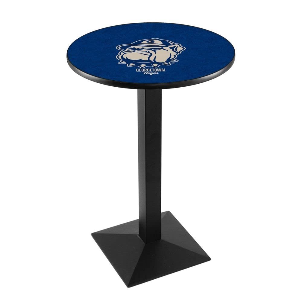 Holland Bar Stool Co. L217-42" Black Wrinkle Georgetown Pub Table with 36" Dia. top