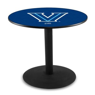 Holland Bar Stool Co. L214-36" Black Wrinkle Villanova Pub Table with 36" Dia. top