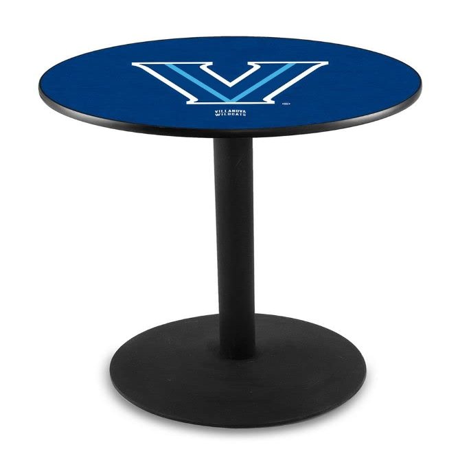 Holland Bar Stool Co. L214-36" Black Wrinkle Villanova Pub Table with 36" Dia. top