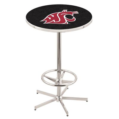 Holland Bar Stool Co. L216-42" Chrome Washington State Pub Table with 36" Dia. top