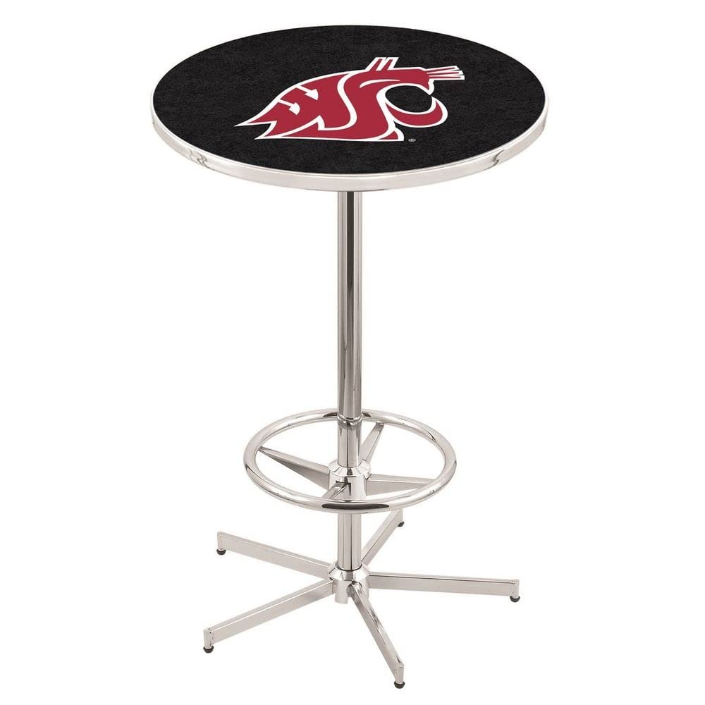 Holland Bar Stool Co. L216-42" Chrome Washington State Pub Table with 36" Dia. top