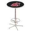 Holland Bar Stool Co. L216-42" Chrome Washington State Pub Table with 36" Dia. top view 1