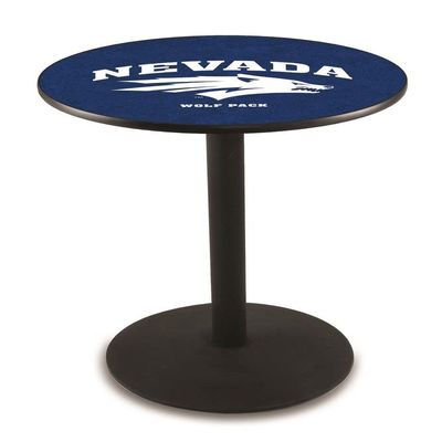 Holland Bar Stool Co. L214-36" Black Wrinkle Nevada Pub Table with 36" Dia. top