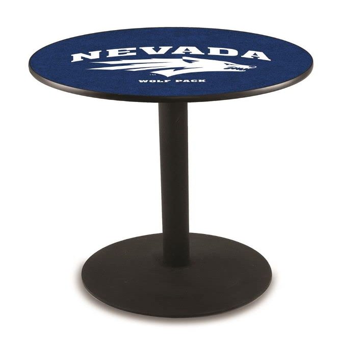 Holland Bar Stool Co. L214-36" Black Wrinkle Nevada Pub Table with 36" Dia. top