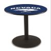 Holland Bar Stool Co. L214-36" Black Wrinkle Nevada Pub Table with 36" Dia. top view 1