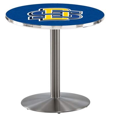 Holland Bar Stool Co. L214-36" Stainless Steel South Dakota State Pub Table with 36" Dia. top