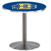 Holland Bar Stool Co. L214-36" Stainless Steel South Dakota State Pub Table with 36" Dia. top view 1