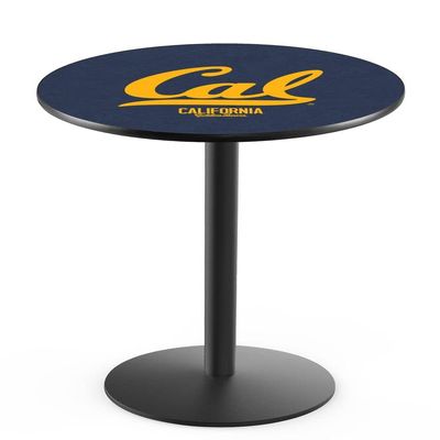 Holland Bar Stool Co. L214-42" Black Wrinkle Cal Pub Table with 36" Dia. top