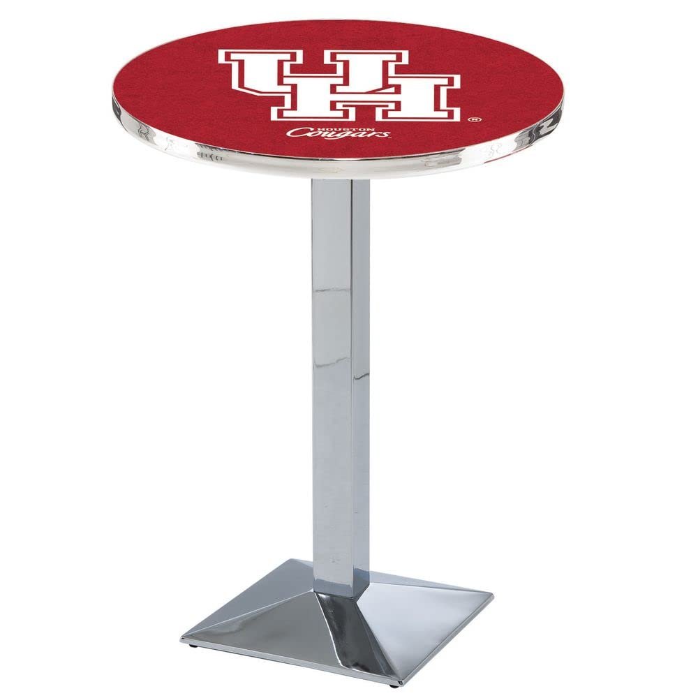 Holland Bar Stool Co. L217-36" Chrome Houston Pub Table with 36" Dia. top