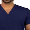 Adar Universal Unisex Scrubs - V-Neck Scrub Top - 2600 - Navy - L view 4
