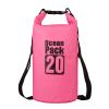 20L Pink 500D Tarpaulin Heavey-Duty PVC Water Proof Dry Bag Sack for Kayaking/Boating/Canoeing/Fishing/Rafting/Swimming/Camping/Snowboarding view 1