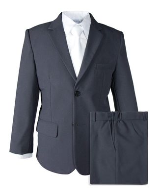 Spring Notion Big Boys' 2 Piece Suit Set 6 Charcoal