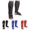 Combat Sports Shin & Instep Padded Guards, Elastic, Impact-Absorbing Shin Guards with Snug Support, Ideal for MMA, Muay Thai, and Martial Arts, Washable MMA Gear for Men and Women, Gray, Small view 1