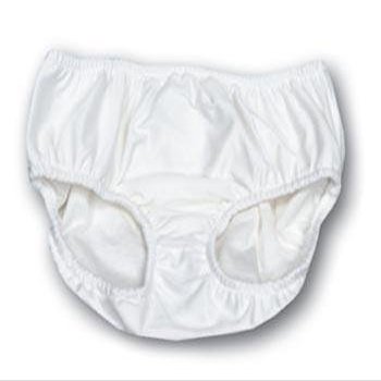 Adult Swim Diapers - Reusable Diaper for the Pool (S-Waist: 26-36; Leg: 17-23, White) by Swimsters